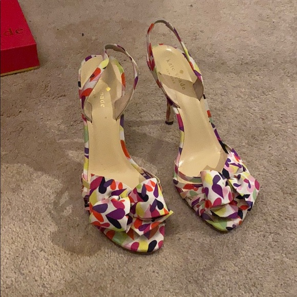 kate spade heart heels